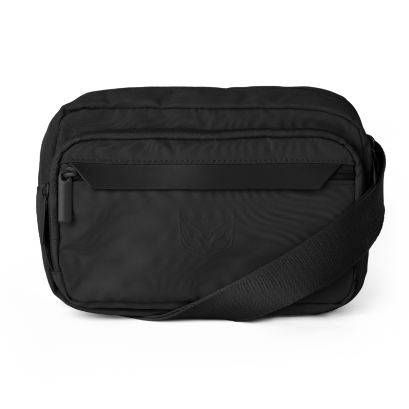 Men's Urban Crossbody Bag Black Lightweight Streetwear | Powerfull Brand